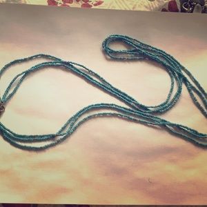 Turquoise stone necklace